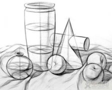 素描中物体的立体塑造
