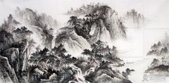 中国水墨山水画