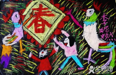 贺鸡年——《少儿画苑》第26届国际少儿书画大赛精品