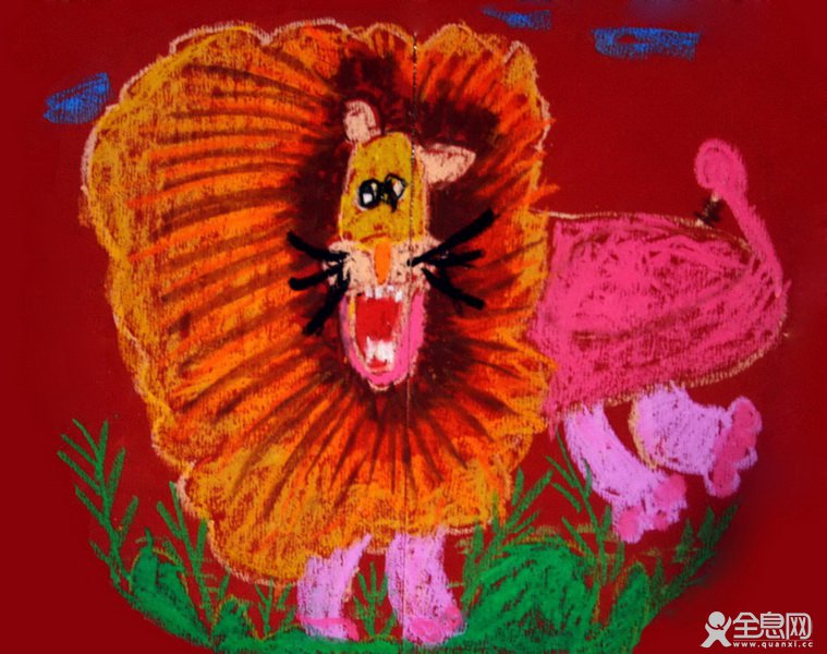 狮子——《少儿画苑》第26届国际少儿书画大赛精品