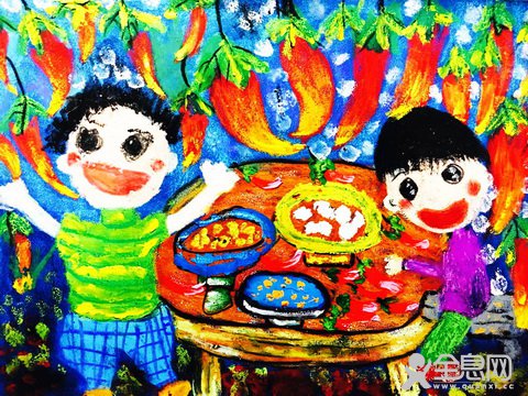 重庆味道——《少儿画苑》第27届国际少儿书画大赛精品