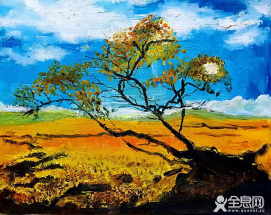 夕阳下——《少儿画苑》第27届国际少儿大赛精品