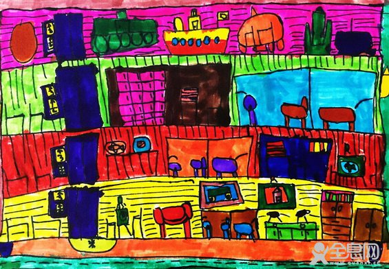  多功能汽车——《少儿画苑》第27届国际少儿书画大赛精品