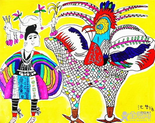 农民画——《少儿画苑》第27届国际少儿书画大赛精品