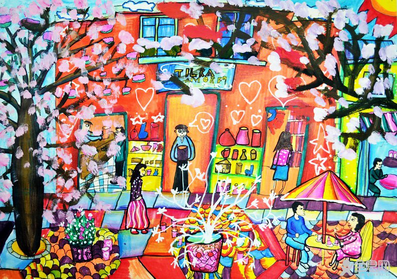 栀子花开——《少儿画苑》第27届国际少儿书画大赛精品