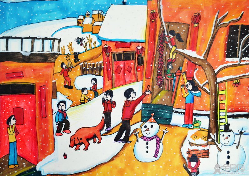过年——《少儿画苑》第27届国际少儿书画大赛精品