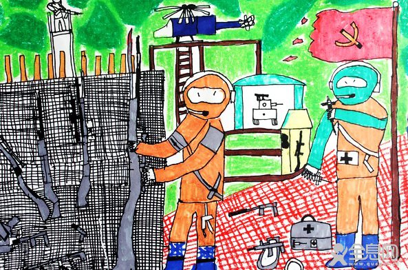 国家部队——《少儿画苑》第27届国际少儿书画大赛精品