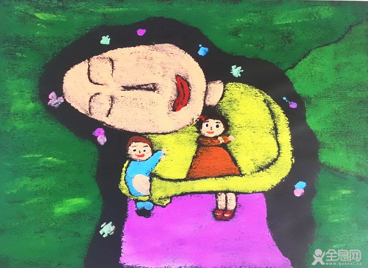 妈妈的爱——《少儿画苑》第27届国际少儿书画大赛精品