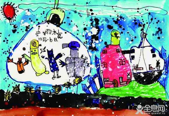 瓶子的联想——《少儿画苑》第28届国际少儿书画大赛精品