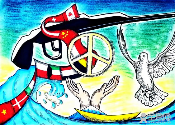 人类的渴望——《少儿画苑》第29届国际少儿书画大赛精品