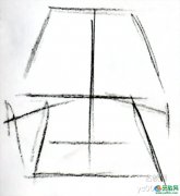 素描画线条案例_玩具狗