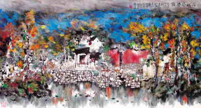 层林尽染图