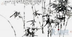 国画竹子的画法