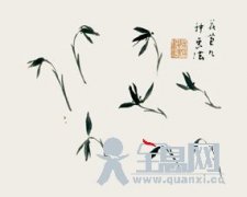 兰花花头画法