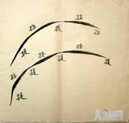 兰花叶画法二