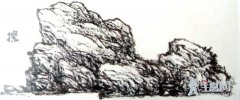 中国画山石技法之擦法