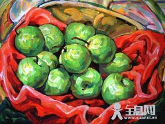 水粉静物写生环境色