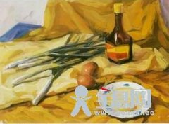水粉静物写生中色彩的观察方法
