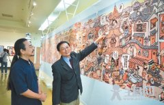 台湾漫画家著10米长卷漫画《西游记》