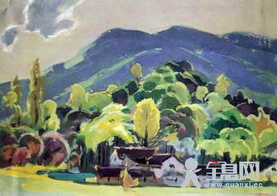 水粉画