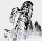 北宗山石的画法_皴法