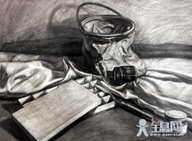 素描静物默画的构图