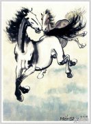 国画大师们的绝活