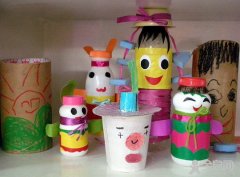 幼儿园小班手工活动：夏天的瓶娃娃
