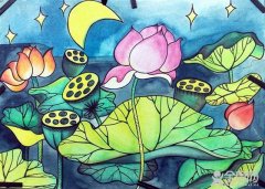 幼儿园美术教案：夏天的图画
