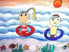 小学美术教案：难忘夏天