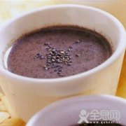 果仁黑芝麻糊配南瓜刀切