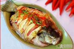 冬笋培根蒸鲈鱼