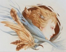 水溶彩色铅笔画法