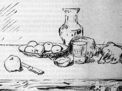 水粉画静物写生