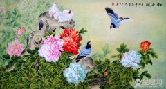 中国工笔花鸟画技法(14)