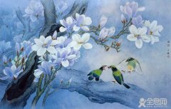 中国工笔花鸟画技法（9）_临摹