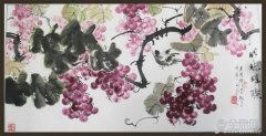 葡萄画法_紫葡萄