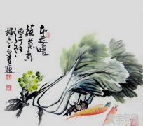 国画蔬菜瓜果画法