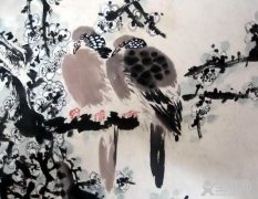 国画鸟的画法