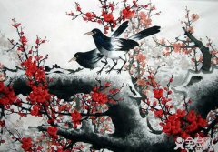 国画梅花技法_点梅的画法