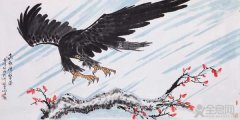 国画画鹰技法