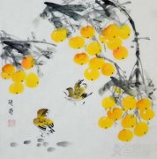 国画画枇杷技法