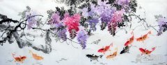 国画画藤萝技法