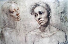 油画素描起稿