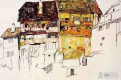 奥地利埃贡·席勒（Egon Schiele）油画作品欣赏