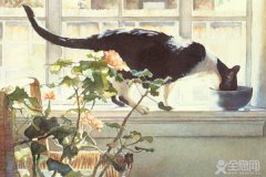 现实主义水彩画