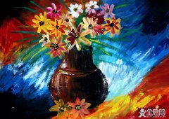 水粉景物花卉——《少儿画苑》第26届国际少儿书画大赛精品