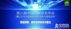 第八届中国创新资本年会即将召开