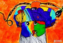 京剧脸谱——《少儿画苑》第27届国际少儿书画大赛精品