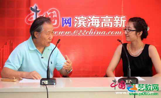 国画名家姬俊尧做客中国网·滨海高新访谈实录